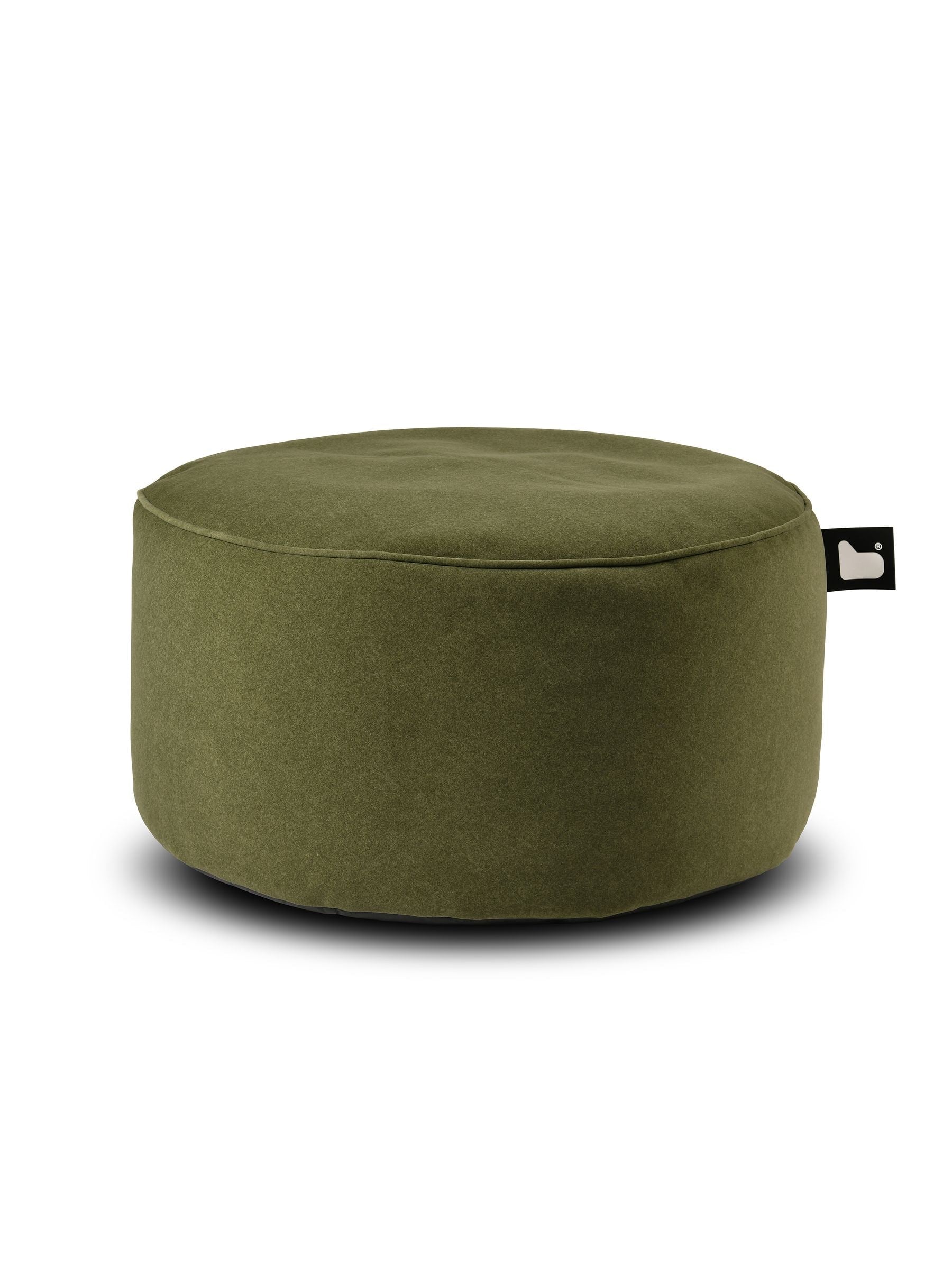 Extreme Lounging Mustard B Pouffe Brushed Faux Suede Indoor Bean Bag