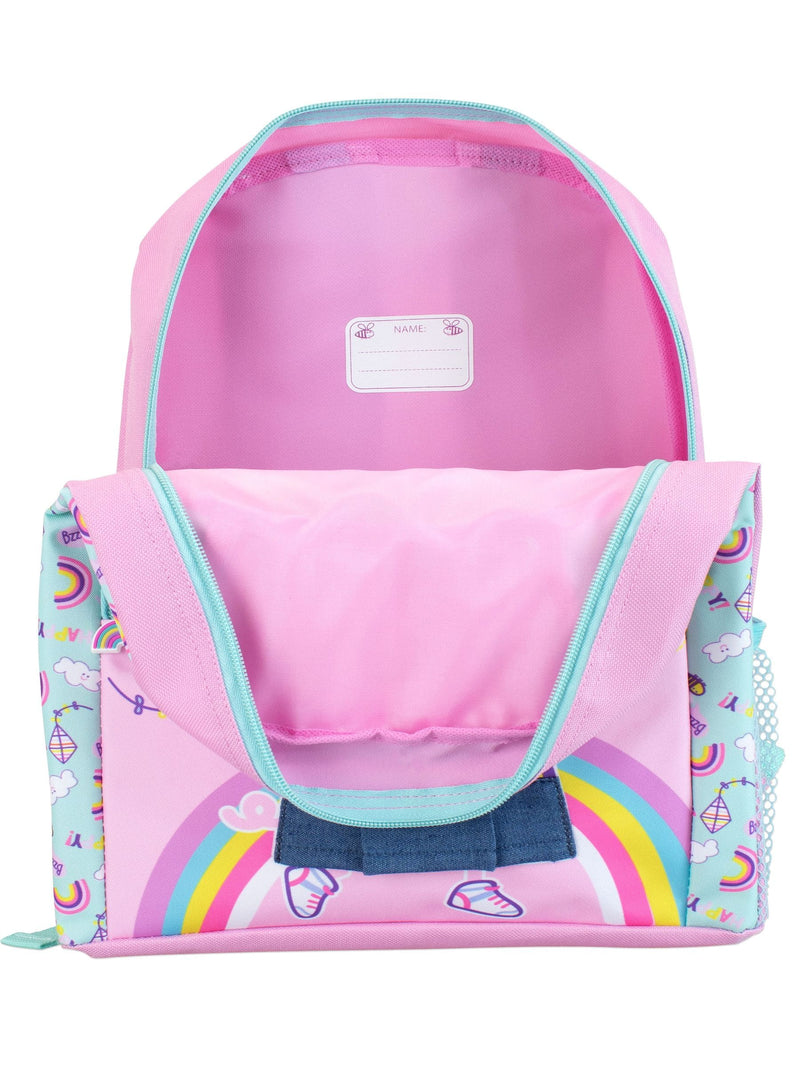 Peppa Pig glitter backpack with 3D kite appliqué, UK version
