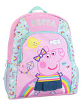 Peppa Pig glitter backpack with 3D kite appliqué, UK version