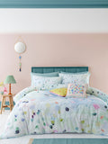 Appletree Duck Egg Alfresco duvet cover set - British product