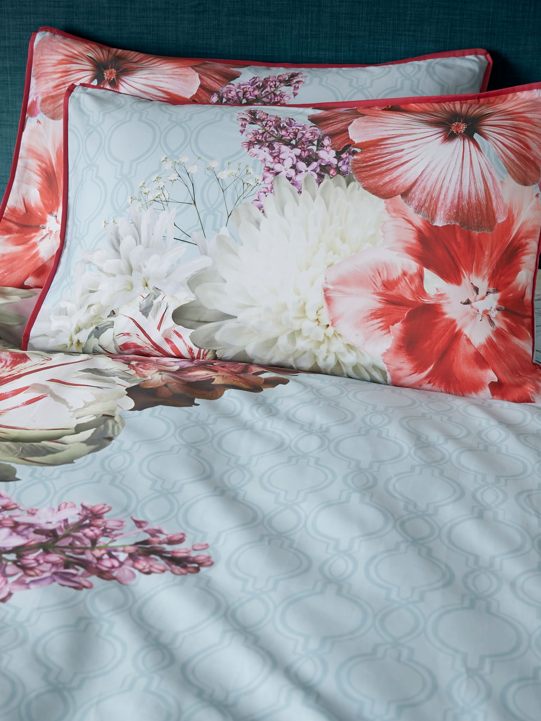Laurence Llewelyn-Bowen Blue Mayfair Lady duvet cover set, UK version