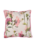 Soiree Pink Layla cushion with floral print - British product