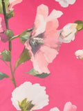 Soiree Pink Layla cushion with floral print - British product