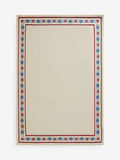 Joules Blenheim tufted border flat weave rug - British product