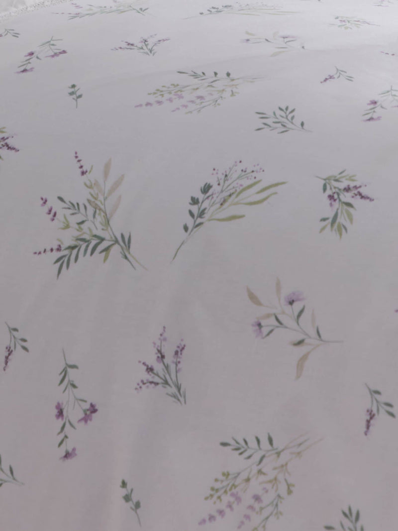 Dreams & Drapes lilac fitted bed sheet set 28cm deep - British product