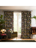 Clarke and Clarke emerald passiflora eyelet curtain 229x183cm - British product