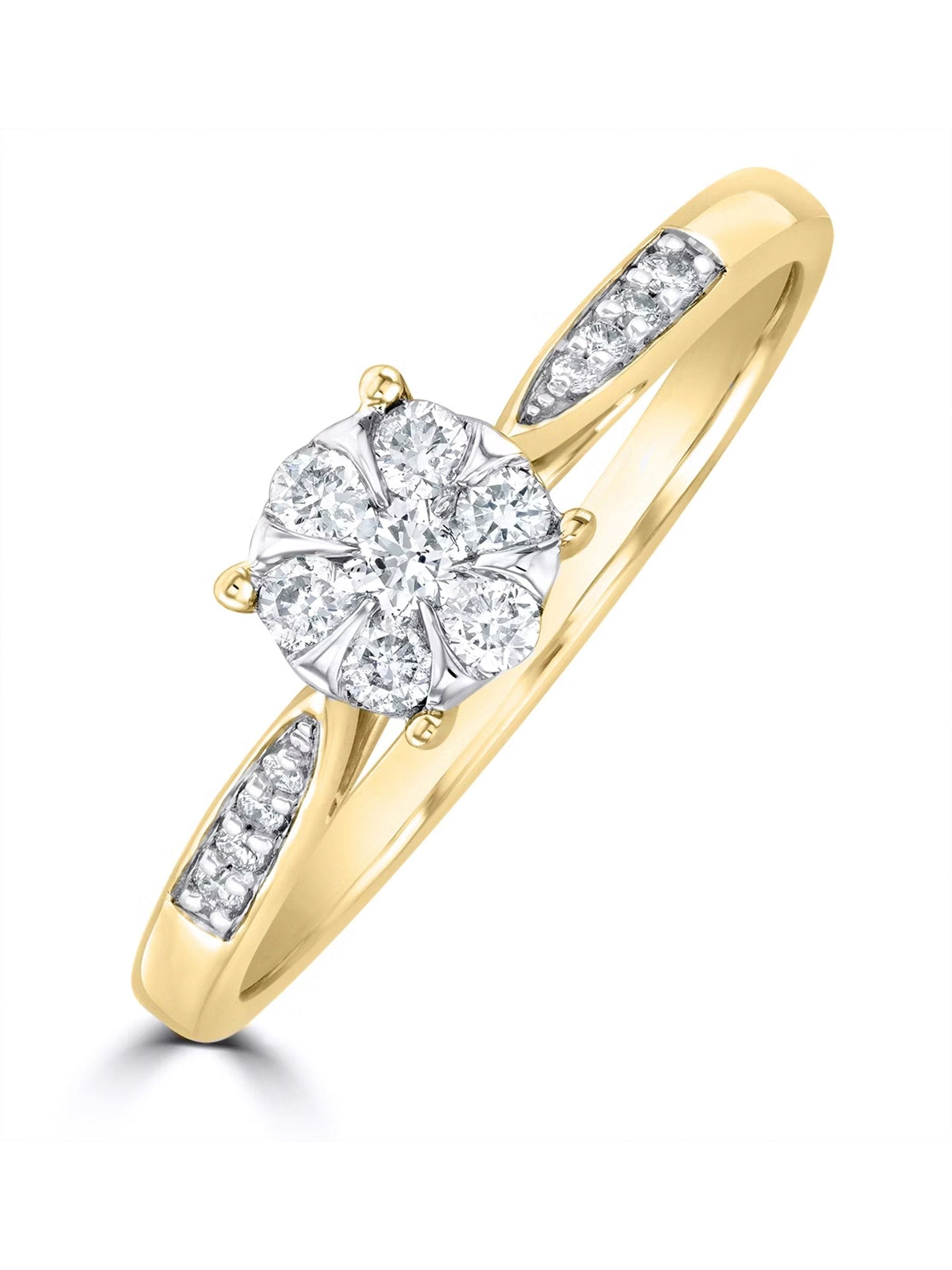 The Diamond Store 0.25ct lab diamond engagement ring, imported from the UK