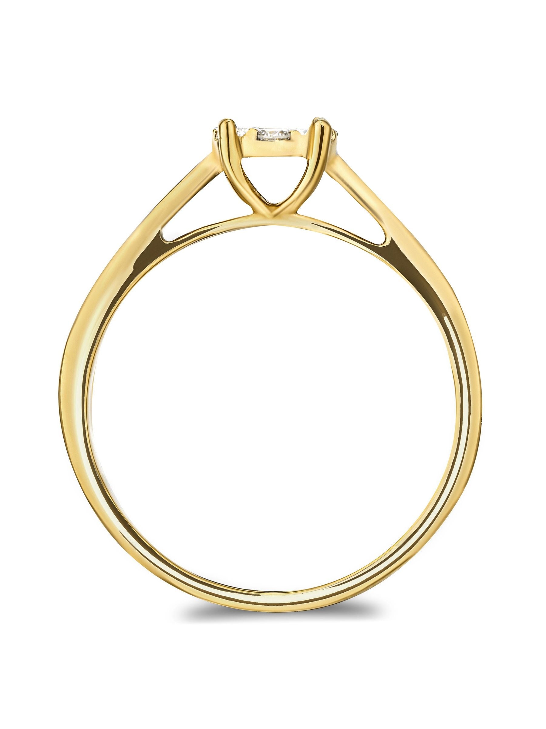 The Diamond Store 0.25ct lab diamond engagement ring, imported from the UK