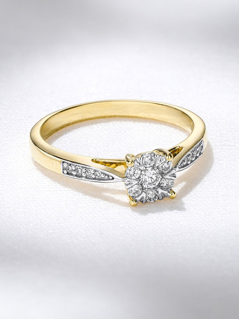 The Diamond Store 0.25ct lab diamond engagement ring, imported from the UK