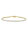 The Diamond Store gold lab diamond tennis bracelet 1.5ct (British brand)