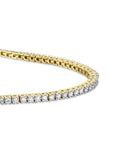 The Diamond Store gold lab diamond tennis bracelet 1.5ct (British brand)