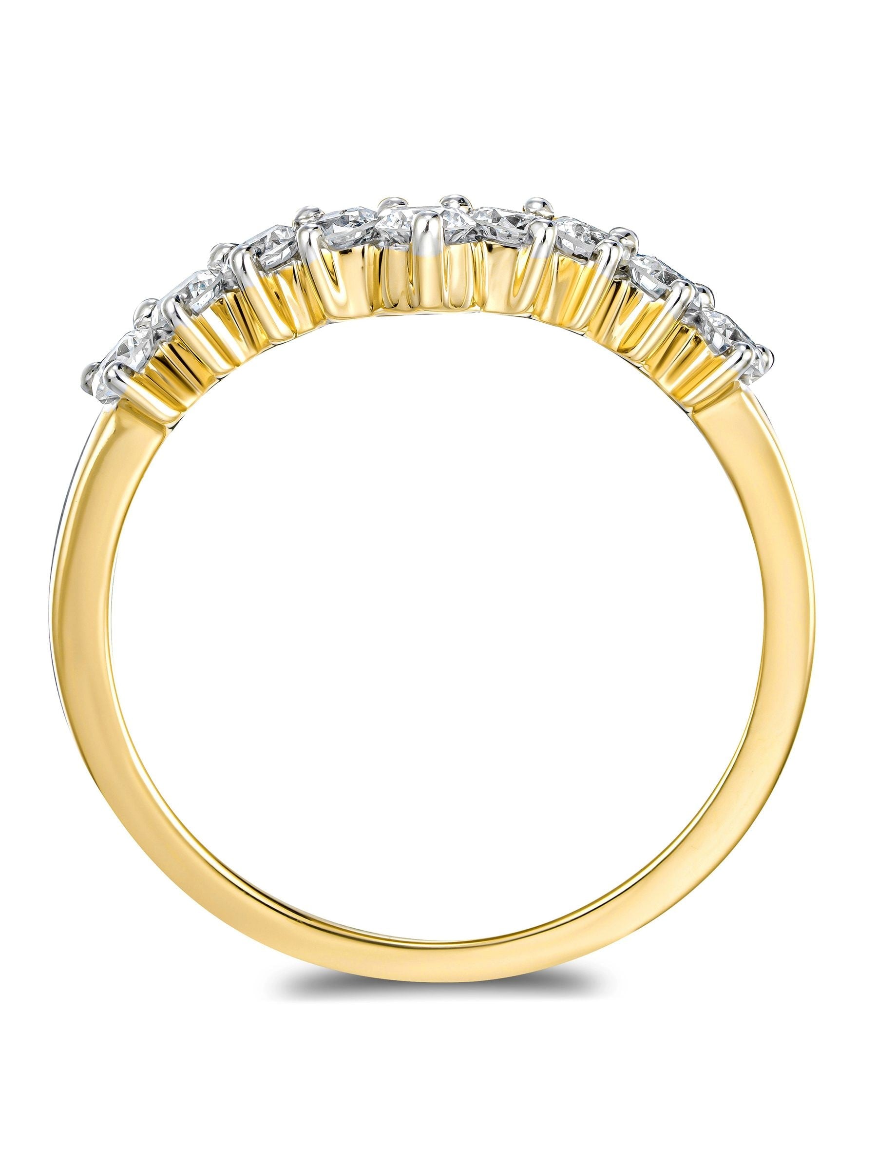 The Diamond Store White 0.50ct H/Si Lab Diamond Wishbone Ring