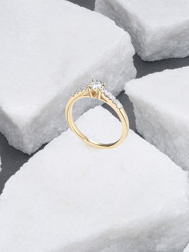 The Diamond Store Lab Diamond Engagement Ring 0.25ct (British brand)