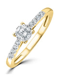 The Diamond Store Lab Diamond Engagement Ring 0.25ct (British brand)