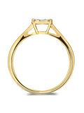 The Diamond Store White 0.25ct Lab Diamond Cluster Solitaire Ring