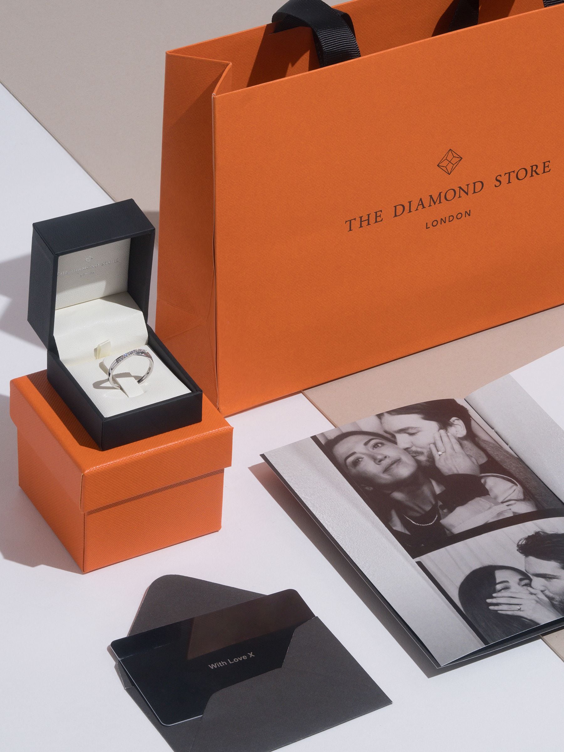 The Diamond Store White 0.25ct Lab Diamond Cluster Solitaire Ring