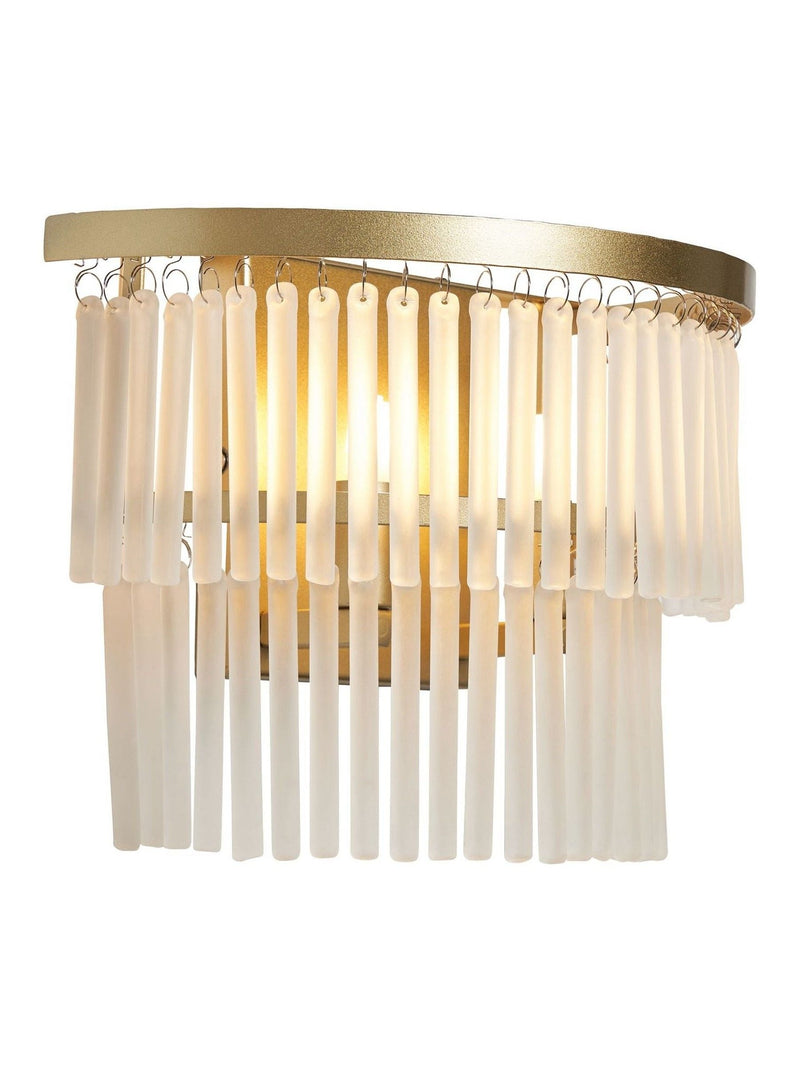 BHS Satin Brass Aubrey 2-tier wall light (British brand)