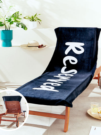 Next Catherine Lansfield Black 100% Cotton Extra Long Beach Towel 76 x 220 cm- Buy online at McGrocer