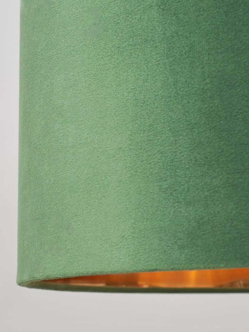 BHS emerald green velvet lampshade 40cm - British product