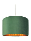 BHS emerald green velvet lampshade 40cm - British product