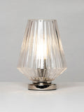 BHS chrome vessel table lamp 20cm, UK version