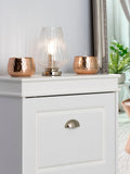 BHS chrome vessel table lamp 20cm, UK version