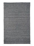 Pacific Inca design rectangular rug black white PET yarn, UK version