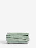 Sage green plush fleece throw blanket (British brand)