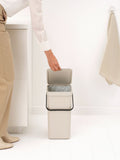 Brabantia Sort & Go bin soft beige 16 litre, UK version