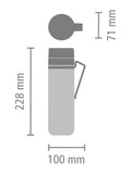 Brabantia insulated flask soft beige 500ml, imported from the UK