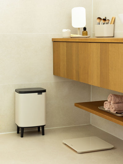 Next Brabantia Bo Waste Bin Soft Beige 7 Litre- Buy online at McGrocer