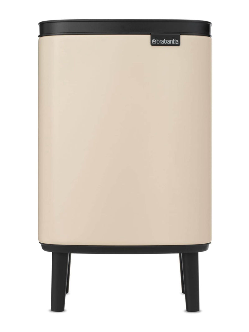 Brabantia soft beige waste bin 7L, imported from the UK