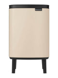 Brabantia soft beige waste bin 7L, imported from the UK