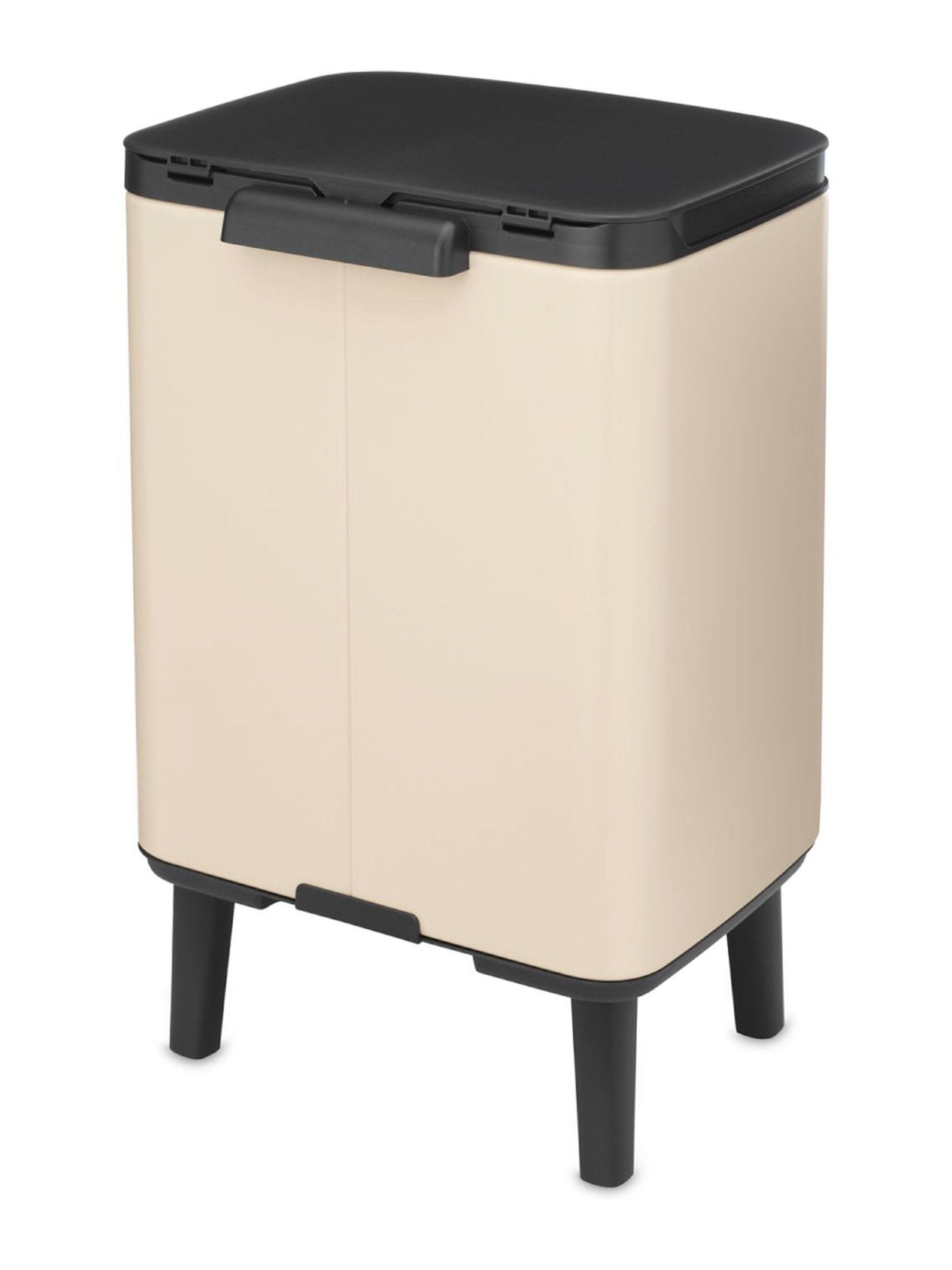 Brabantia soft beige waste bin 7L, imported from the UK