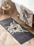 Grey Hamish 100% Cotton Bath Mat