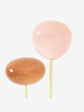 MADE.COM brass and pink floor lamp (British brand)