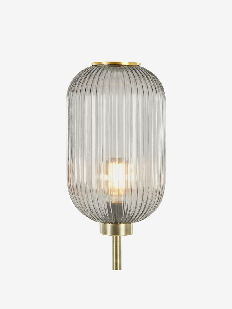 MADE.COM Grey Briz floor lamp, imported from the UK