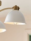 Cream Beckley spare glass shade for ceiling light - British product
