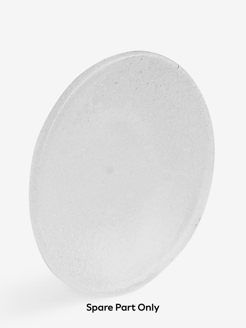 White Aurora glass shade spare part for K92683 and B51712, UK version