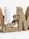 Natural Hamish resin word block Highland cow - British product