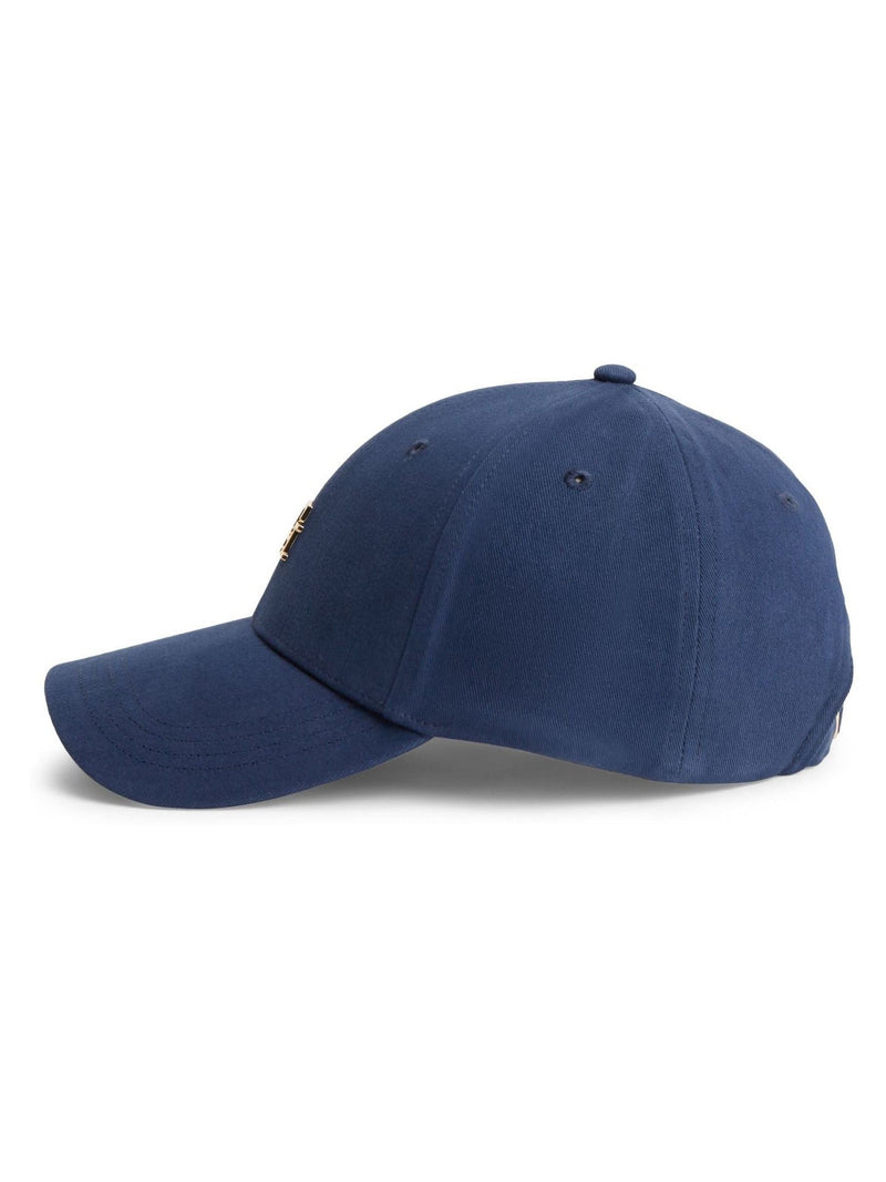Tommy Hilfiger Blue Monogram Twill Baseball Cap