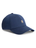 Tommy Hilfiger Blue Monogram Twill Baseball Cap