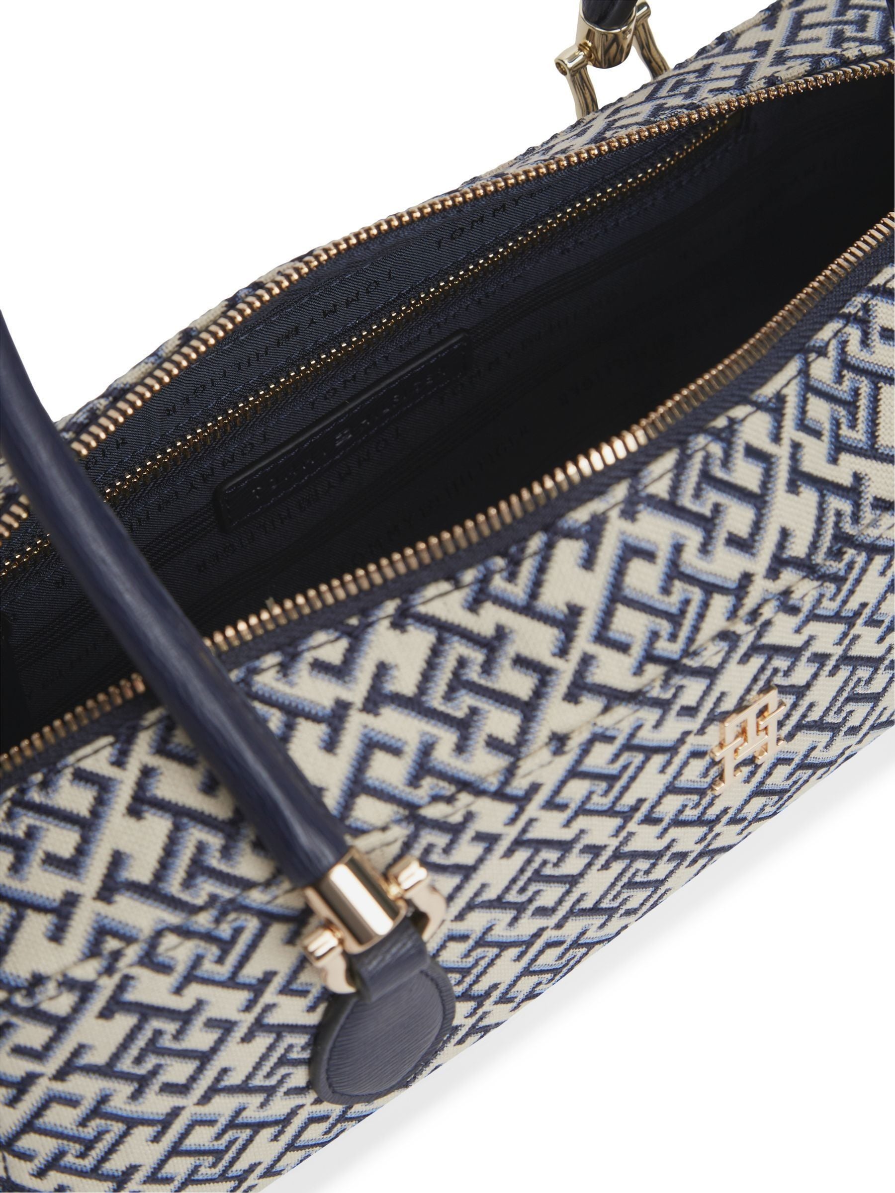 Tommy Hilfiger jacquard shoulder bag with TH monogram - British product