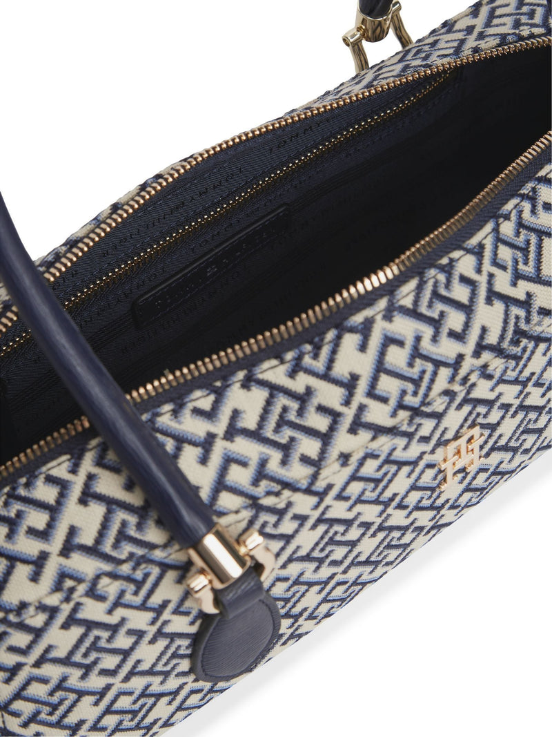 Tommy Hilfiger jacquard shoulder bag with TH monogram - British product