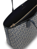Tommy Hilfiger monogram jacquard tote bag 11L, imported from the UK