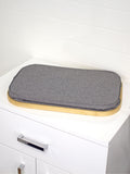 Showerdrape grey Cotswold storage basket - British product