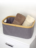 Showerdrape grey Cotswold storage basket - British product