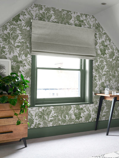 Next Graham & Brown Enzia Sage Wallpaper 10m- Buy online at McGrocer