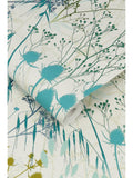 Clarissa Hulse Summer Border Verdigris wallpaper 10m, imported from the UK