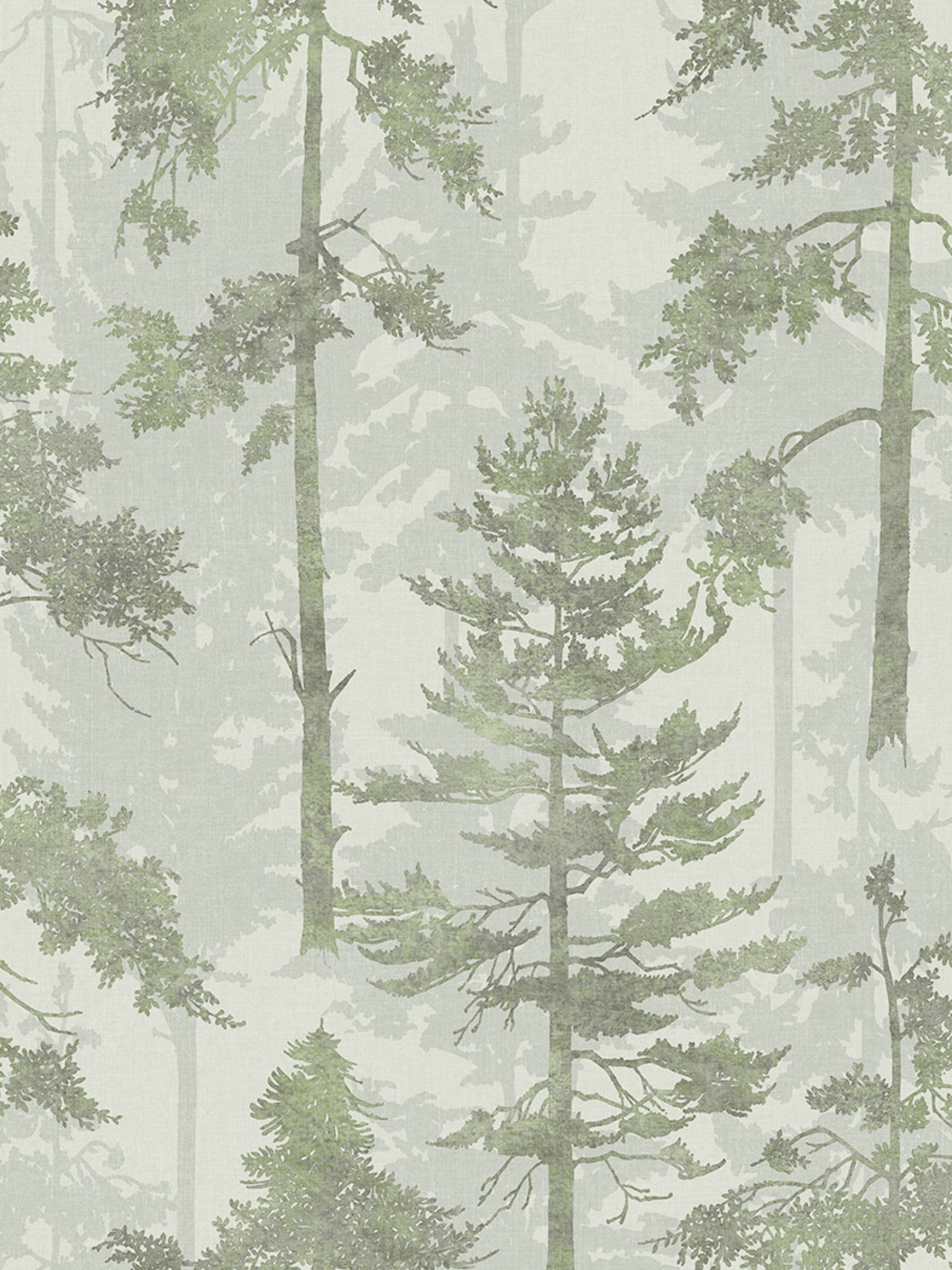 Graham & Brown Green Norse Forrest 10m roll, imported from the UK